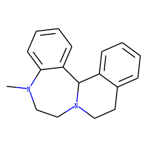 5,6,7,9,10,14b-Hexahydro-5-methylisoquino[2,1-d][1,4]benzodiazepine