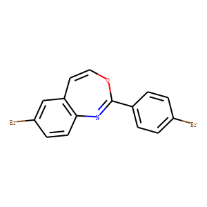 7-Bromo-2-(p-bromophenyl)-3,1-benzoxazepine