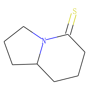 5(1H)-Indolizinethione,  hexahydro-