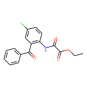 ETHYL 2-(2-BENZOYL-4-CHLOROANILINO)-2-OXOACETATE