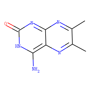 2(1H)-Pteridinone,4-amino-6,7-dimethyl-(7CI,9CI)