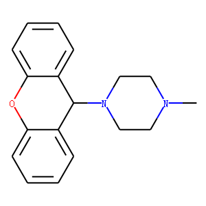 1-methyl-4-(9H-xanthen-9-yl)piperazine