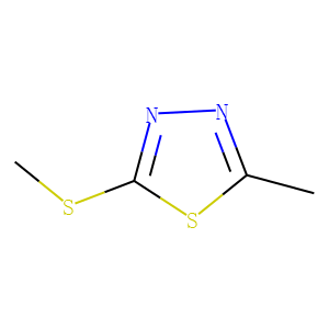 1,3,4-Thiadiazole,  2-methyl-5-(methylthio)-