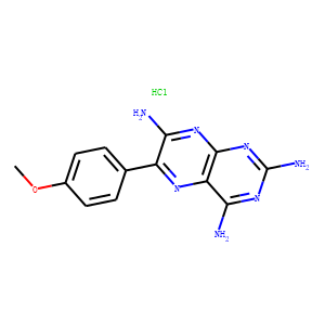 2,4-Diamino-6-(p-methoxyphenyl)pteridine hydrochloride
