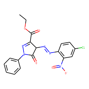 4-[(4-Chloro-2-nitrophenyl)azo]-4,5-dihydro-5-oxo-1-phenyl-1H-pyrazole-3-carboxylic acid ethyl ester