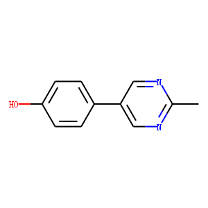 Phenol, 4-(2-methyl-5-pyrimidinyl)- (9CI)