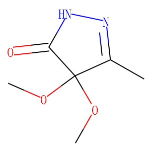 3H-Pyrazol-3-one,  2,4-dihydro-4,4-dimethoxy-5-methyl-