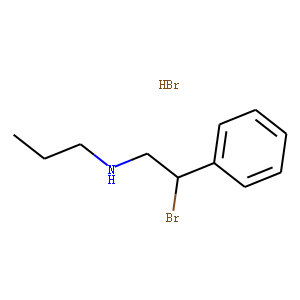 Phenethylamine, beta-bromo-N-propyl-, hydrobromide