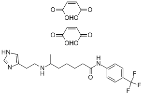 6-[2-(4-IMIDAZOLYL)ETHYLAMINO]-N-(4-TRIFLUOROMETHYLPHENYL)HEPTANECARBOXAMIDE DIMALEATE