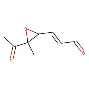 2-Propenal, 3-(3-acetyl-3-methyloxiranyl)- (9CI)