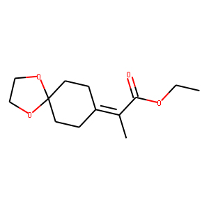 ethyl 2-(1,4-dioxaspiro[4.5]decan-8-ylidene)propanoate