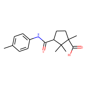 1,2,2-TRIMETHYL-3-P-TOLYLCARBAMOYL-CYCLOPENTANECARBOXYLIC ACID