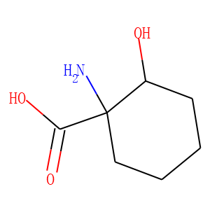 Cyclohexanecarboxylic acid, 1-amino-2-hydroxy-, (1R,2S)- (9CI)