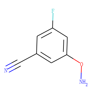 Benzonitrile, 3-(aminooxy)-5-fluoro- (9CI)