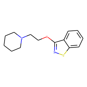 3-[2-(piperidin-1-yl)ethoxy]-1,2-benzisothiazole