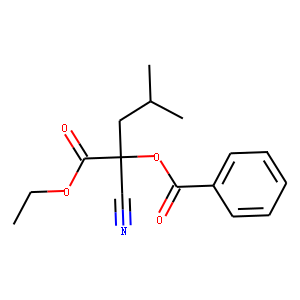 2-Cyano-2-(benzoyloxy)-4-methylvaleric acid ethyl ester
