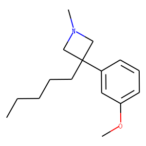 3-(m-Methoxyphenyl)-1-methyl-3-pentylazetidine
