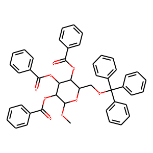 Methyl-6-O-trityl-2,3,4-tri-O-benzoyl-α-D-mannopyranoside
