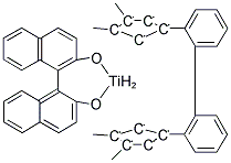 (R)-BIPHENYL-(3,4-DIMETHYL-1-CYCLOPENTADIENYL)-TITANIUM(IV)-(R)-1,1'-BINAPHTHYL-2
