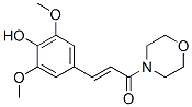 (E)-3-(4-hydroxy-3,5-dimethoxy-phenyl)-1-morpholin-4-yl-prop-2-en-1-on e