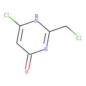 6-Chloro-2-(chloromethyl)pyrimidin-4(3H)-one