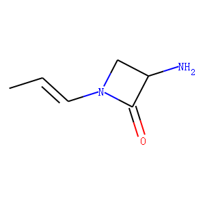 2-Azetidinone,3-amino-1-(1-propenyl)-,(3S)-(9CI)