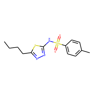 N-(5-Butyl-1,3,4-thiadiazol-2-yl)-p-toluenesulfonamide