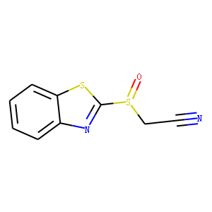 Acetonitrile, (2-benzothiazolylsulfinyl)- (9CI)