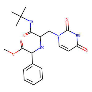 Benzeneacetic acid, alpha-[[1-[(3,4-dihydro-2,4-dioxo-1(2H)-pyrimidinyl)methyl]-2-[(1,1-dimethylethy