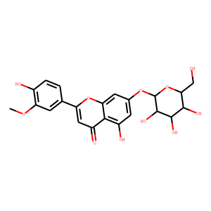 CHRYSOERIOL-7-O-BETA-D-GLUCOSIDE