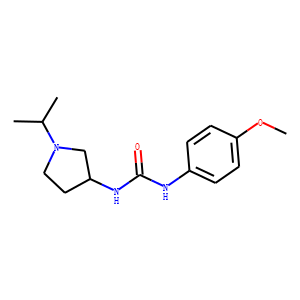 1-(1-Isopropyl-3-pyrrolidinyl)-3-(p-methoxyphenyl)urea