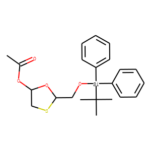 (2S)​-2-​[[[(1,​1-​Dimethylethyl)​diphenylsilyl]​oxy]​methyl]​-​1,​3-​oxathiolan-​5-​ol 5-​Acetate