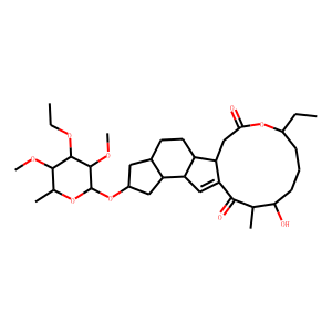3'-Ethoxy-5,6-dihydro-spinosyn J 17-pseudoaglycone
