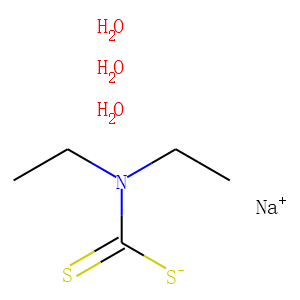 Diethyldithiocarbamic Acid Sodium Salt Trihydrate