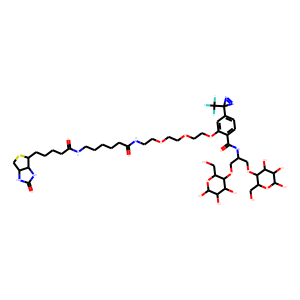 N-[2-[2-[2-[(N-Biotinyl-caproylamino)-ethoxy)ethoxyl]-4-[2-(trifluoromethyl)-3H-diazirin-3-yl]benzoy