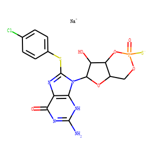 Rp-8-pCPT-cGMPS sodium