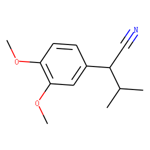 3,4-Dimethoxy-α-(1-methylethyl)benzeneacetonitrile