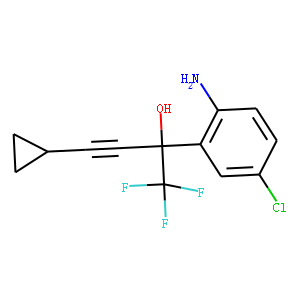 (S)-1-(2-Amino-5-chlorophenyl)-1-(trifluoromethyl)-3-cyclopropyl-2-propyn-1-ol