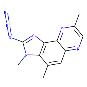 2-Azido-3,4,8-trimethyl-3H-imidazo[4,5-f]quinoxaline 