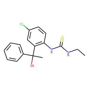 1-[4-Chloro-2-(1’-hydroxy-1’-methylbenzyl)phenyl]-3-ethyl-2-thio-urea