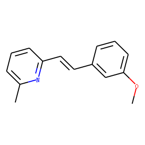 2-Methyl-6-[(3-methoxyphenyl)ethenyl]pyridine