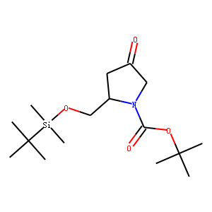 (2S)-2-[[tert-Butyldimethylsilyloxy]methyl]-4-oxo-1-pyrrolidinecarboxylic Acid tert-Butyl Ester