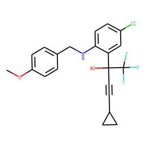 rac 5-Chloro-α-(cyclopropylethynyl)-2-[[(4-methoxyphenyl)methyl]amino]-α-(trifluoromethyl)benzenemet