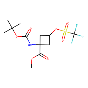 Methyl 1-(Boc-amino)-3-[[(trifluoromethyl)sulfonyl]oxy]cyclobutanecarboxylate