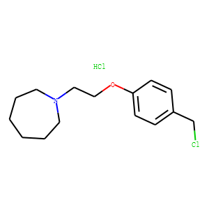1-[2-[4-(Chloromethyl)phenoxy]ethyl]hexahydro-1H-azepine Hydrochloride