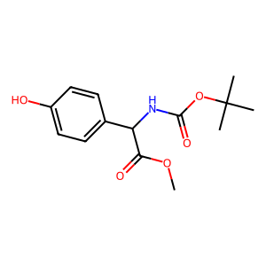 (S)-Methyl 2-((tert-butoxycarbonyl)amino)-2-(4-hydroxyphenyl)acetate