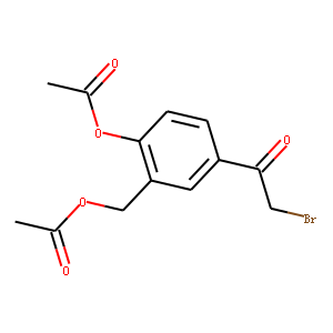 4-Acetoxy-3-acetoxymethyl-α-bromoacetophenone