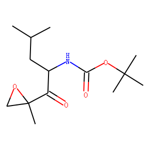 tert-Butyl ((S)-4-Methyl-1-((R)-2-methyloxiran-2-yl)-1-oxopentan-2-yl)carbamate