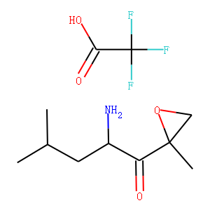 (2S)-2-Amino-4-methyl-1-[(2R)-2-methyloxiranyl]-1-pentanone Trifluoroacetate