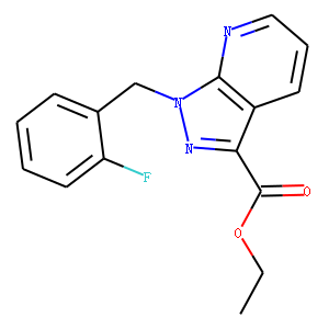 1-(2-Fluorobenzyl)-1H-pyrazolo[3,4-b]pyridine-3-carboxylic Acid Ethyl Ester